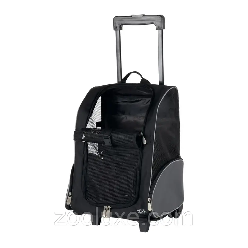 Візок-переноска для собак і котів вагою до 8 кг Trixie T-Bag Trolley 36x50x27 см переноска для собак