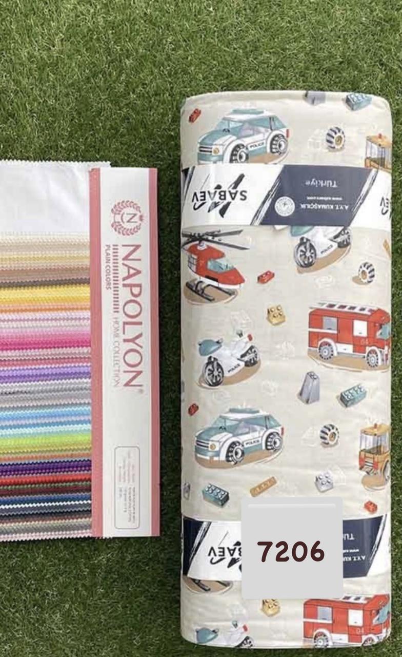 Тканина Ранфорс, Дитячий Принт хлопчик. Туреччина, ширина 240 см, фото 1