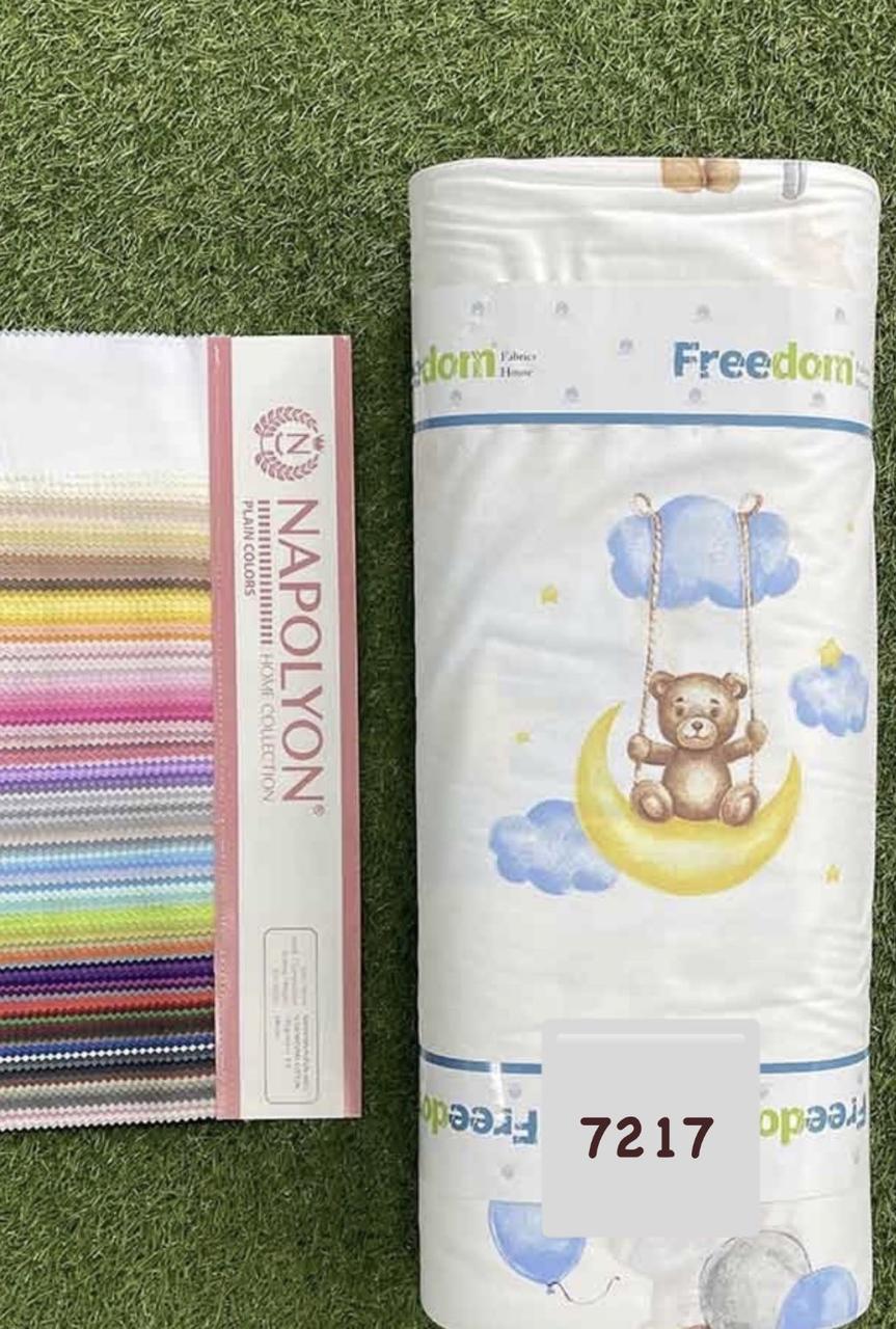 Тканина Ранфорс, Дитячий Принт хлопчик. Туреччина, ширина 240 см, фото 1