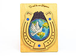 Набір для вишивки на дерев’яній основі ТМ Embroidery Craft Голуб Миру K2S-013