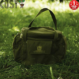 Туристичний набір для пікніка (посуда на 6 персон і сумка з термовідділенням) Acropolis СДП-1