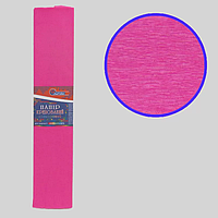 Гофрований папір "Рожевий світлий" 50*200 см 110%, 50г/м2 жниварка креп гофра Krepina креповий папір