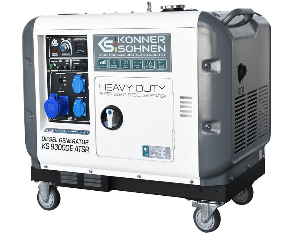 Генератор дизельний Konner&Sohnen KS 9300DE ATSR (7.5 кВт, Euro 5)