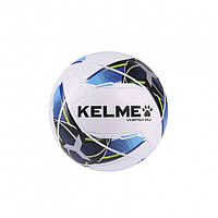 Футбольный мяч Kelme Vortex 9886120.9113, White/Neon Blue