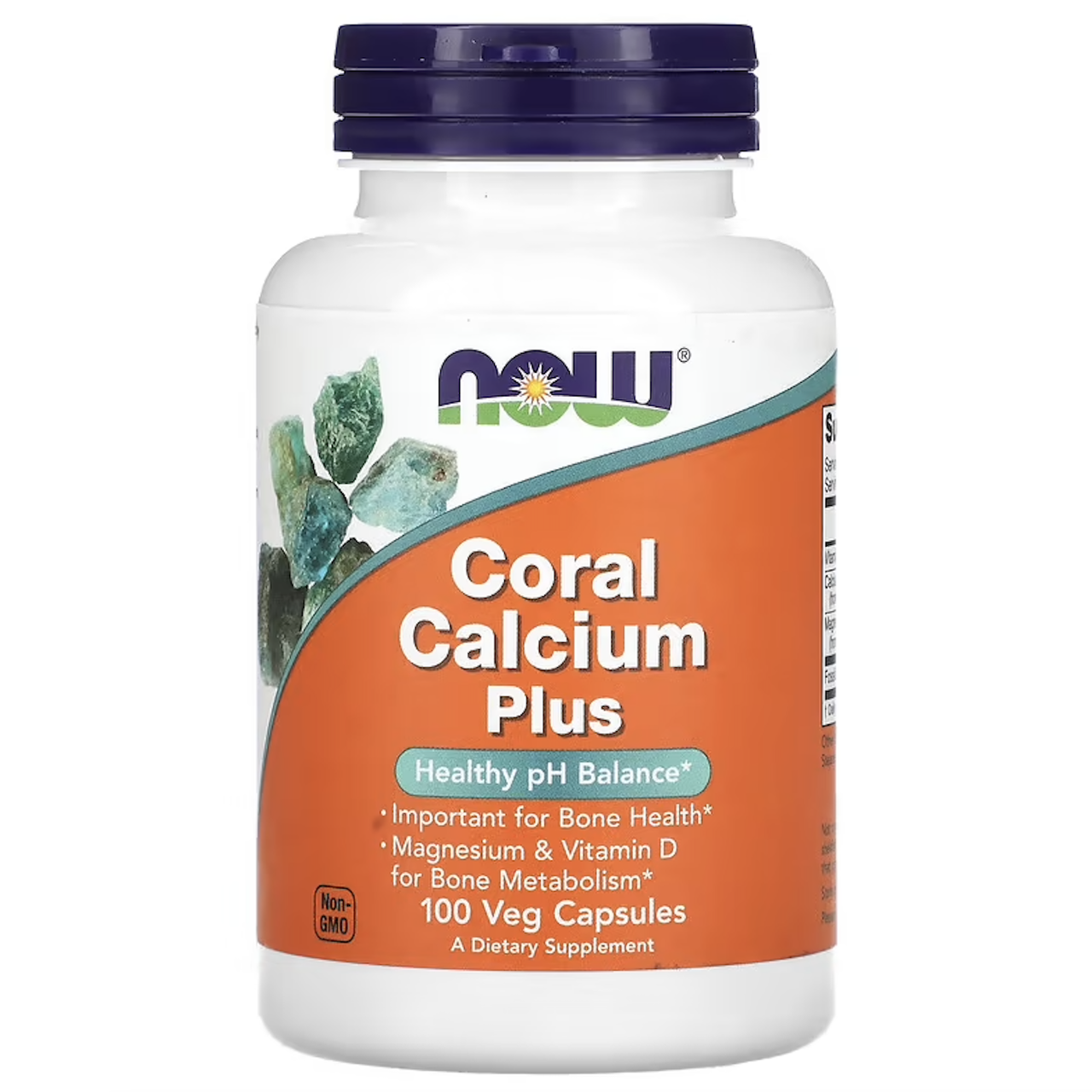 NOW Foods, Coral Calcium Plus, 100 рослинних капсул, фото 1