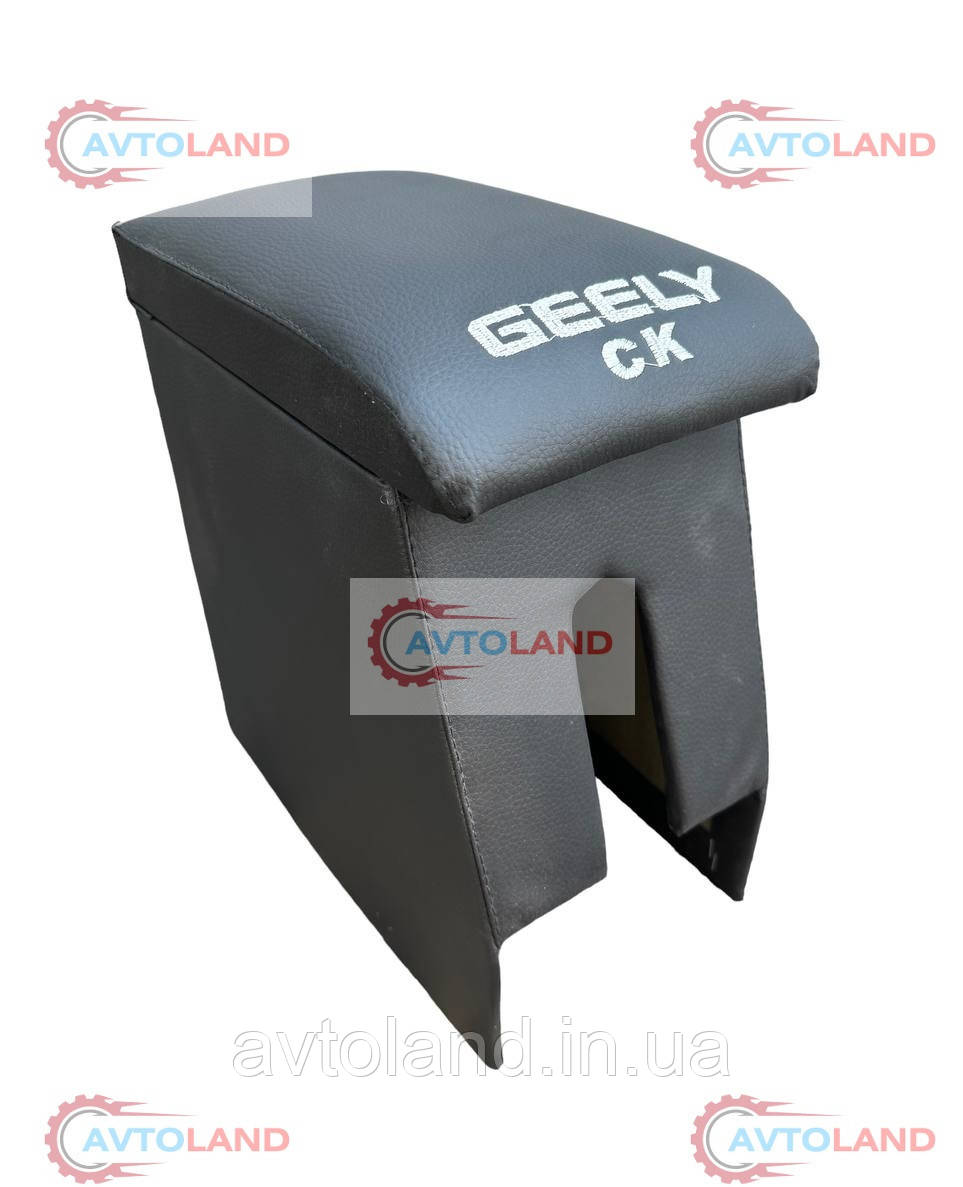 Підлокітник Geely CK з вишивкою чорний