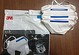 Складана маска-респіратор 3М K112 FFP2 із клапаном видиху 10 шт, фото 4