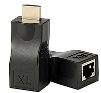 Удлинитель HDMI до 30 м по витой паре UTP RJ45 - пара (2 штуки)