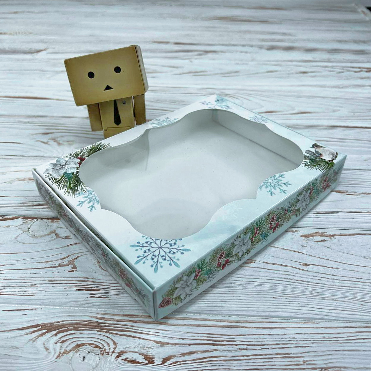 *10 шт* / Коробка / 150х200х30 мм / друк-Гілочка / вікно-звичайн / НГ