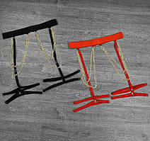 Сексуальна жіноча шкіряна еротична білизна БДСМ гартери портупея для ніг, Червоний