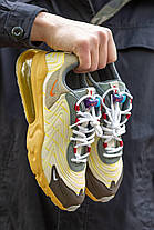 Кросівки Nike Air Max 270 Travis Scott Beige Yellow / Найк Аїр Макс 270 Тревіс Скотт Бежеві з Жовтим, фото 5