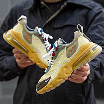 Кросівки Nike Air Max 270 Travis Scott Beige Yellow / Найк Аїр Макс 270 Тревіс Скотт Бежеві з Жовтим, фото 3