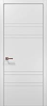 Двері міжкімнатні Полотно, серія STYLE (ST 08) Білий матовий