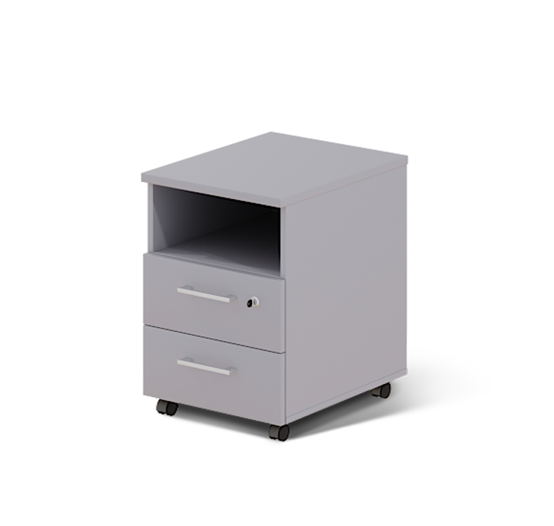 Офісна тумба для документів Джет J2.00.02 мобільна із замком (MConcept-ТМ)