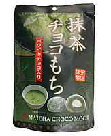 Пирожные Мочи ОКАБЕ со вкусом матчи и белым шоколадом Matcha Choco Mochi, 130 g