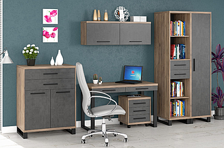 Дитяча Саванна дуб крафт сірий льон Світ Меблів купити в Одесі, Україні