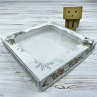 *10 шт* / Коробка / 200х200х30 мм / друк-Гілочка / вікно-звичайн / НГ