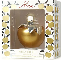 Женская туалетная вода Nina Ricci Nina Gold Edition (золотое яблоко в подарочной упаковке) 80 мл