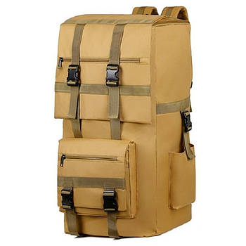 Туристичний рюкзак 110л (83х40х40см) X110L, Койот / Похідний портфель / Рюкзак для подорожей