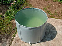 Емкость вертикальная 300 л для хранения воды в саду и на даче, ПВХ бочка для полива