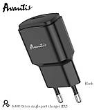 Мережевий зарядний пристрій Avantis A480 Orion (1USB/2.1A)- чорний, фото 4