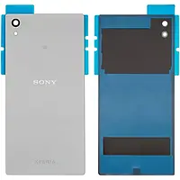 Задняя панель корпуса (крышка аккумулятора) для Sony E6603 Xperia Z5/E6633/E6653/E6683, серая, Graphite Black