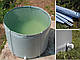 Ємність вертикальна 1500 л для зберігання води в саду і на дачі, ПВХ бочка для поливу, фото 3