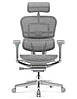 Крісло комп'ютерне Enrandnepr ERGOHUMAN ELITE 2 GREY T-168-B2 Сітка, фото 6