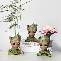 Комплект горщиків для квітів і канцелярії Грут Groot G1 G2 G3