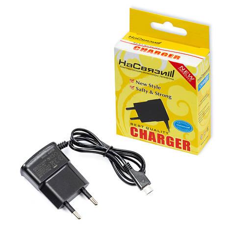 Мережевий зарядний пристрій micro USB (8600)
