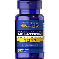 Мелатонин, Гормон Сна, Puritan's Pride, Melatonin 10 мг 60 caps