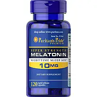 Мелатонин, Гормон Сна, Puritan's Pride, Melatonin 10 mg 120 caps