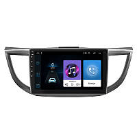 Штатная магнитола Lesko для Honda CR-V IV Рестайлинг 2014-2018 экран 10" 1/16Gb/ Wi-Fi Optima GPS Android 3шт