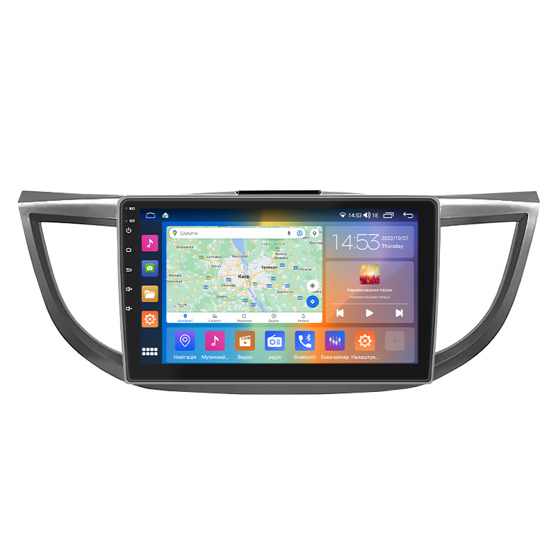 Штатна магнітола 10" Lesko для Honda CR-V IV Рестайлінг 2014-2018 4/64Gb CarPlay 4G Wi-Fi GPS Prime Хонда 9 шт., фото 1