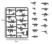 Оружие пистолет пулемет винтовка автомат для фигурок