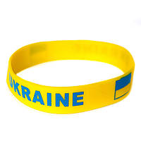 Браслет силиконовый UKRAINE прапор