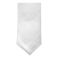 Белый галстук классика узкий 5 см.