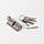 Циліндр замку з ручкою Riko Lock cylinder with handle 30х30Т-5С/Р сатин, фото 4