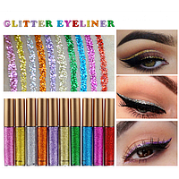 Жидкая подводка для глаз с блестками, глиттер, Handaiyan Glitter Eyeliner, разные цвета, 10 г