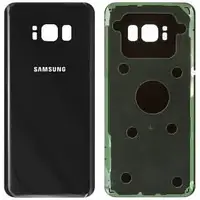 Задняя панель корпуса (крышка аккумулятора) для Samsung G950F Galaxy S8, черная, Midnight Black