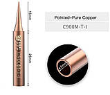 Набір мідних жалів для паяльника Best C900M-T, 5 шт., фото 6