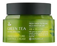 Увлажняющий крем для лица Bonibelle Green Tea Fresh Moisture Control Cream с экстрактом зеленого чая