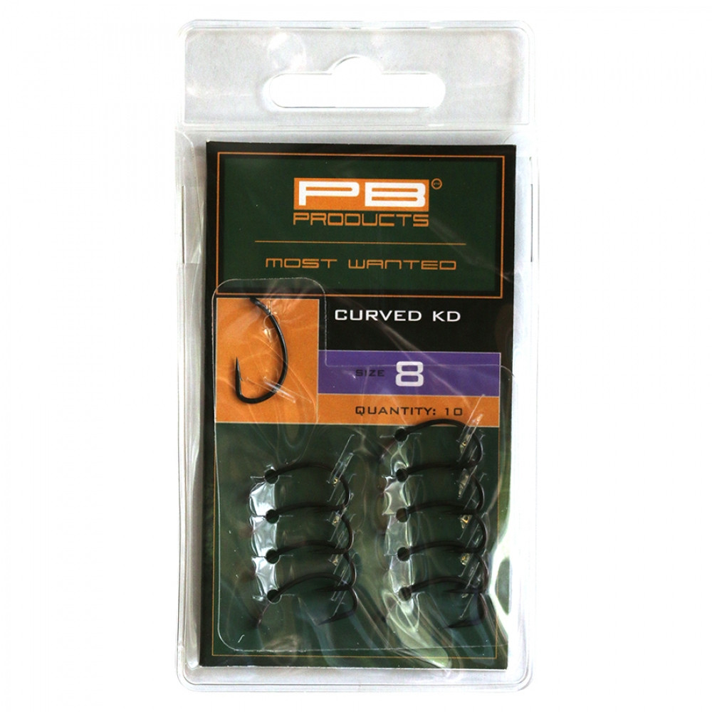 Гачок PB Curved KD-hook DBF No8, в уп. 10шт (3KB1598), фото 1