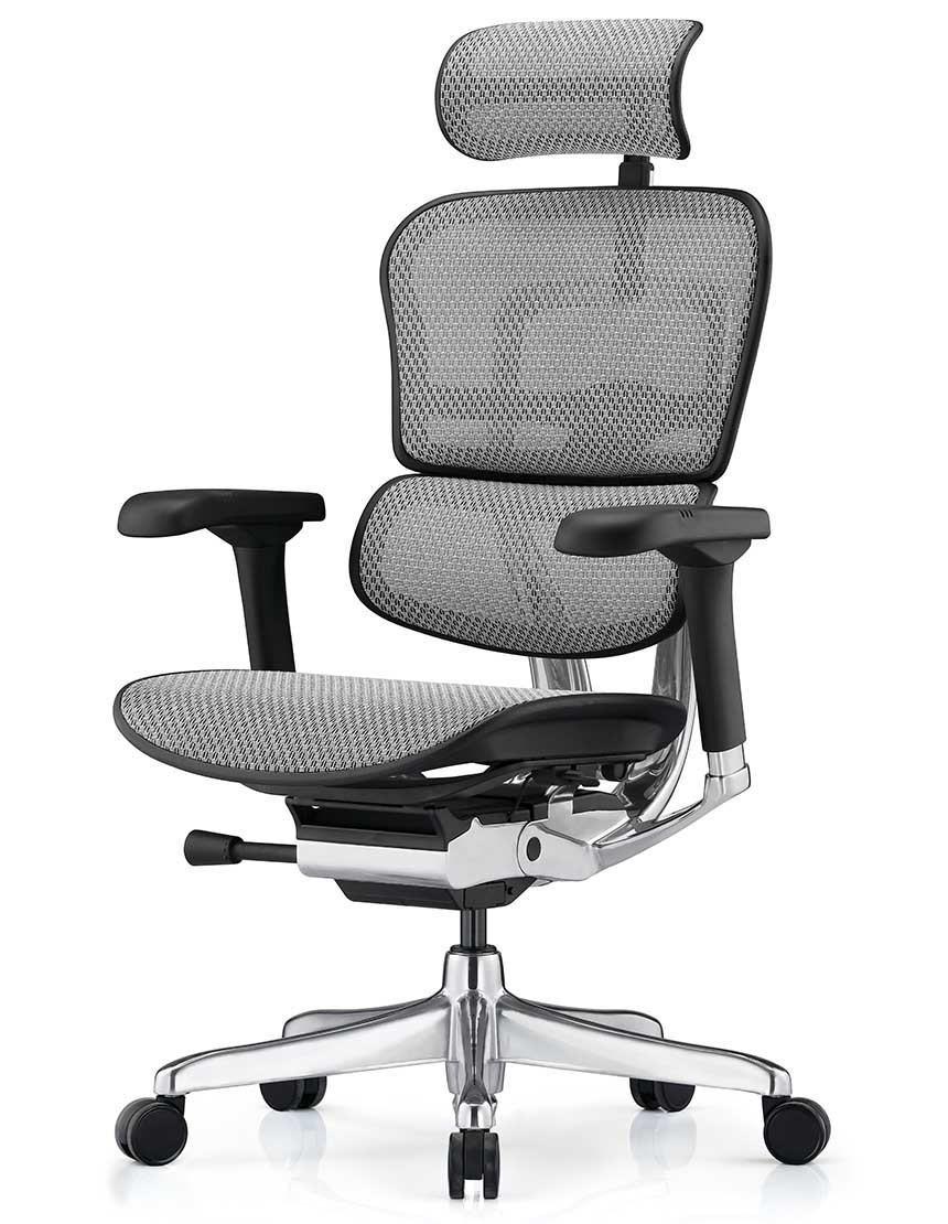 Крісло комп'ютерне Enrandnepr ERGOHUMAN ELITE 2 BLACK T-168-B1 Cітка