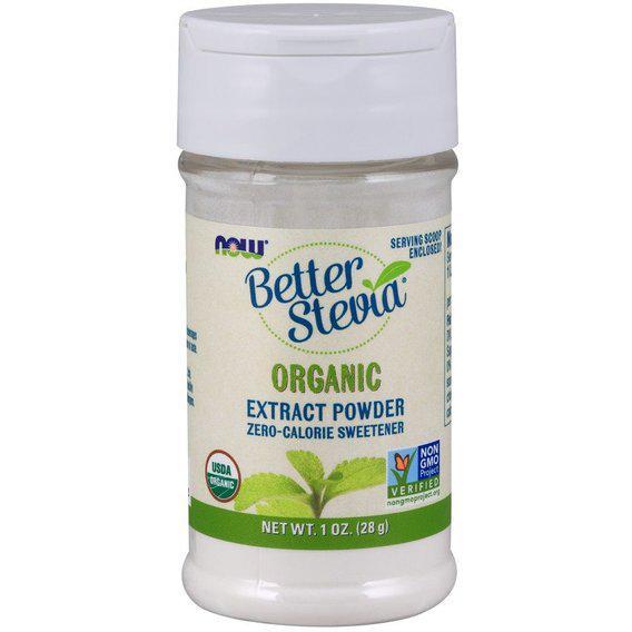 Цукрозамінник Better Stevia Extract Powder NOW Foods 28 g