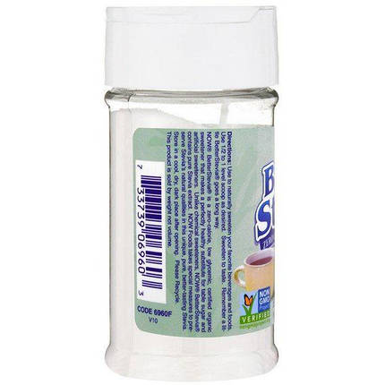 Цукрозамінник Better Stevia Extract Powder NOW Foods 28 g, фото 4