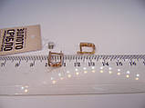 Золоті дитячі сережки 1,63 г, фото 3