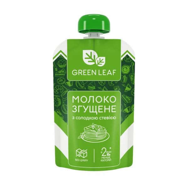 Згущене молоко без цукру з солодкою стевією Green Leaf 90г