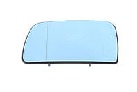 Стекло зеркала наружного лев (асферическое, обогрев, голубое) BMW X5 E53 05.00-12.06