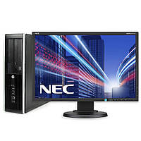 Комплект Комп'ютер HP Compaq 6200 Pro SFF (i5-2400/8/120SSD) + Монітор 22" Nec E223WM 278"Б/У"